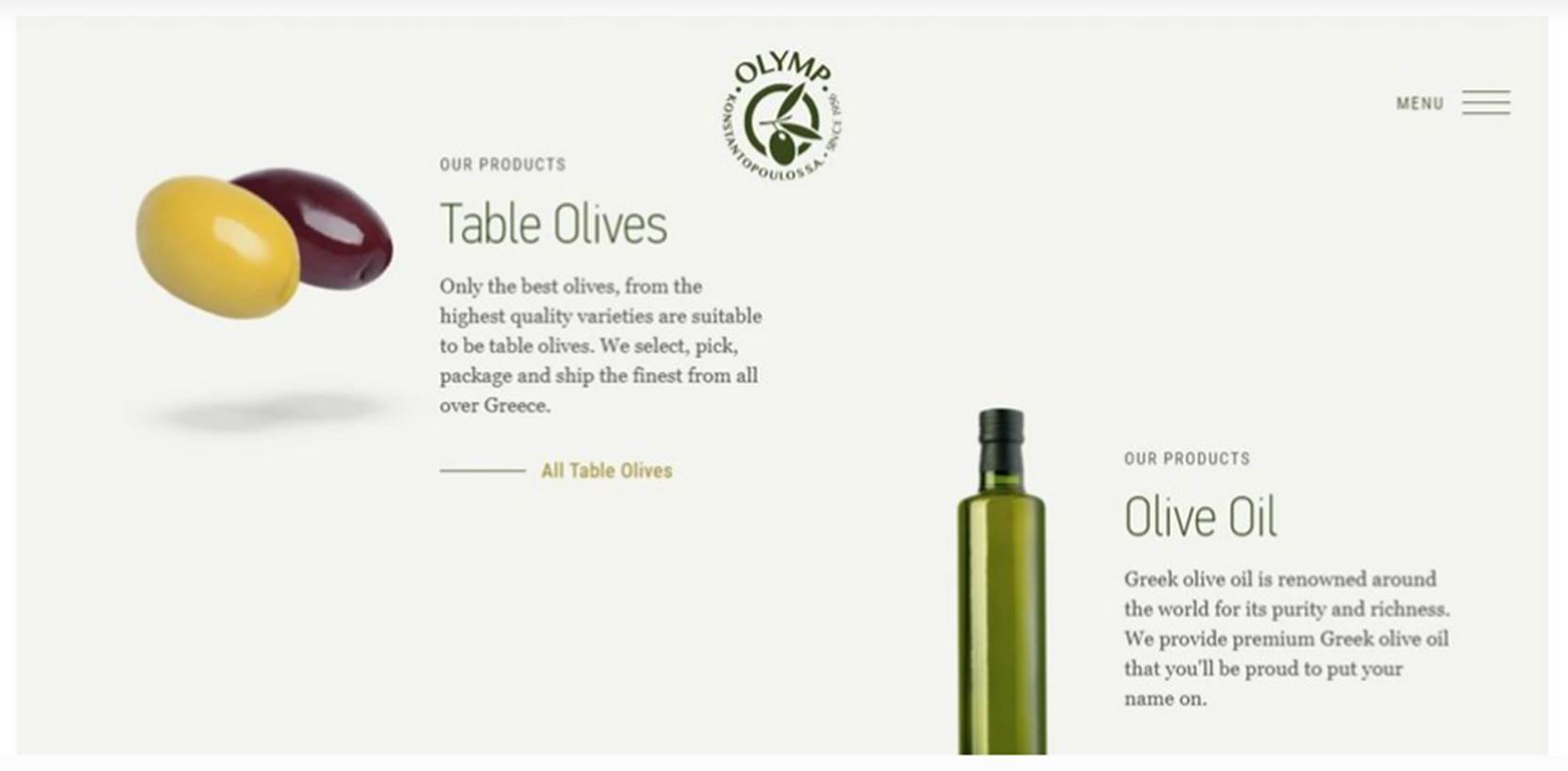 Товары, расположенные в шахматном порядке, акцентируют внимание на каждом из них.