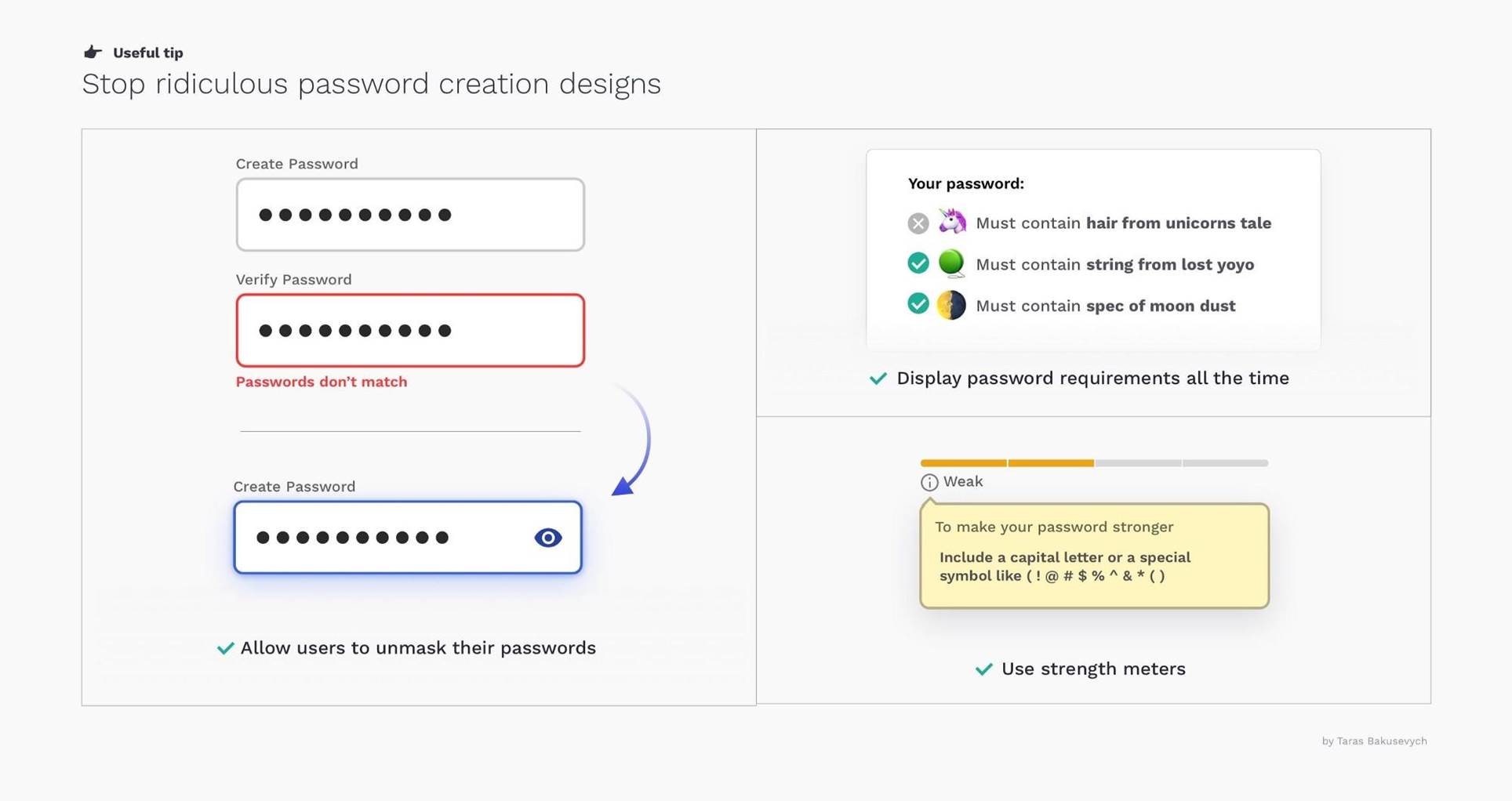 Пример, как можно снимать маску на пароль.