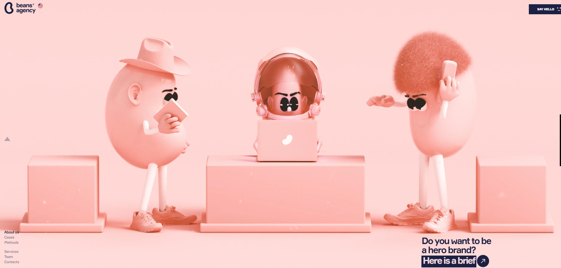 Beans Agency - когда появляются смешные персонажи