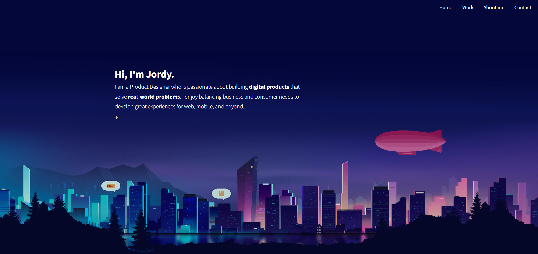 Jordyalblas - динамичный летательный объект над большим городом