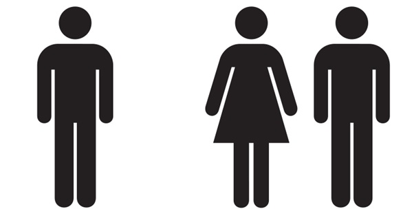 А на втором - как одинокий человек и пара. Ведь девушка и мужчина стали ближе друг к другу.