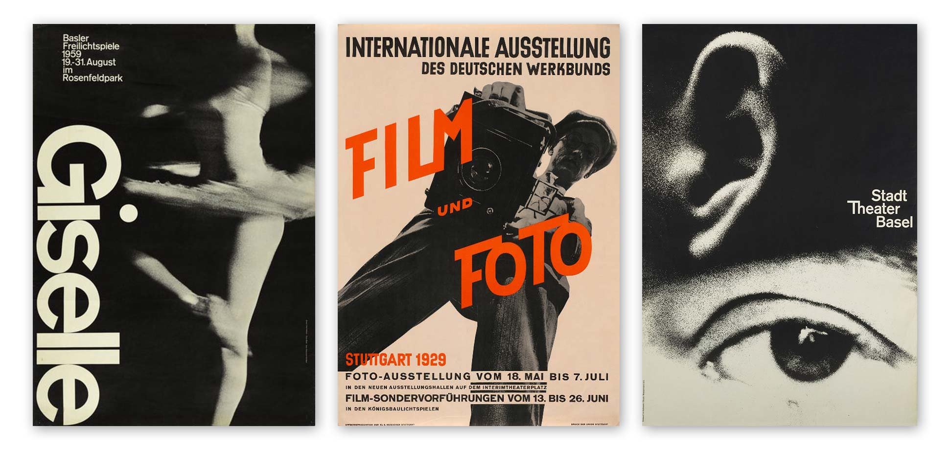 Примеры пленочных фото на рекламных плакатах.