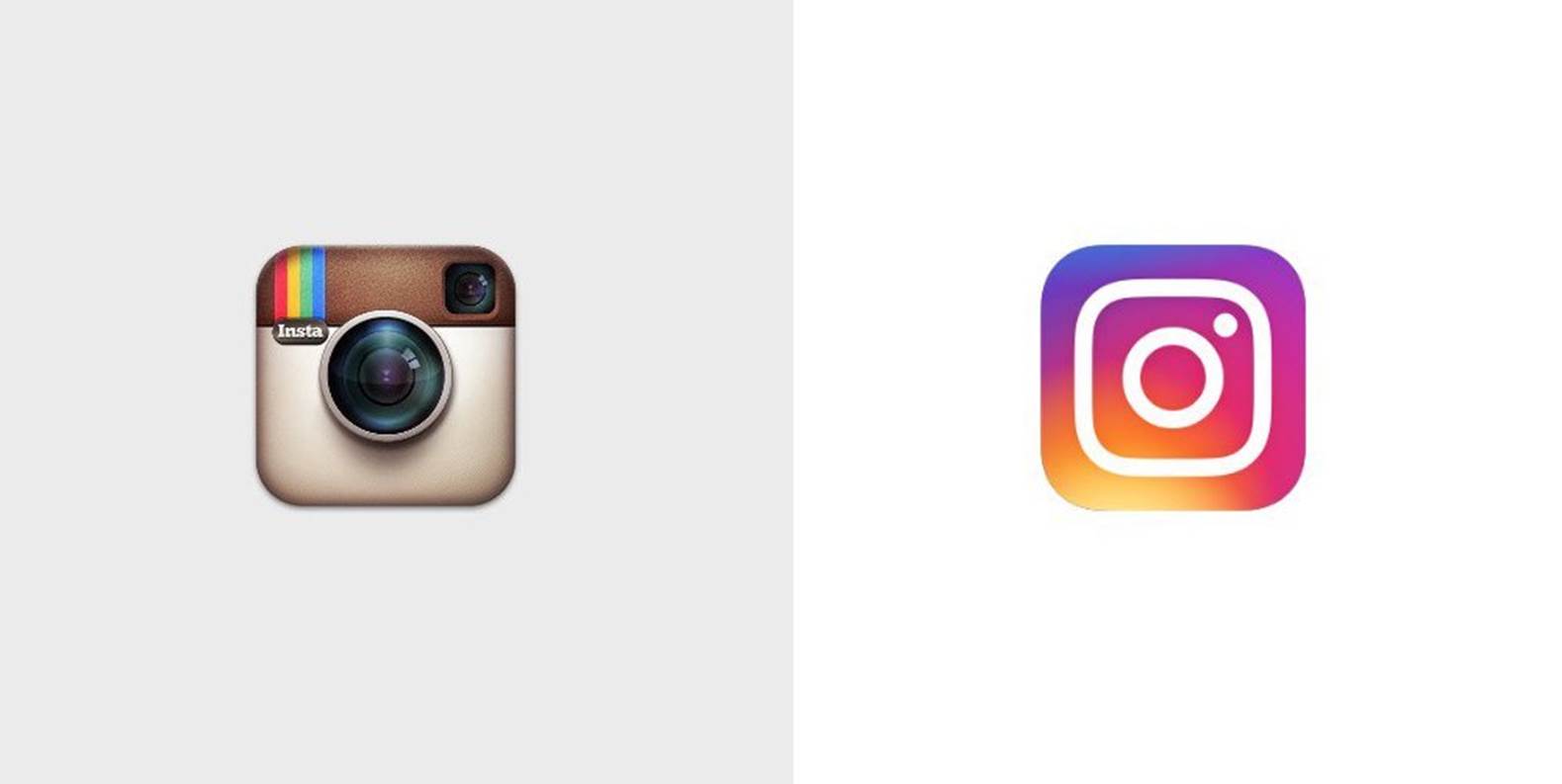 Реалистичная и минималистичная иконка Инстаграм.