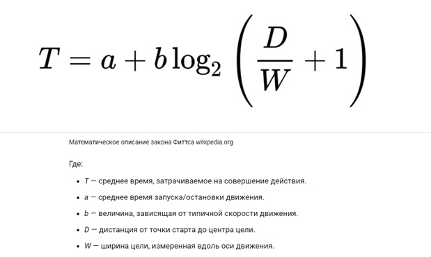 Формула закона.